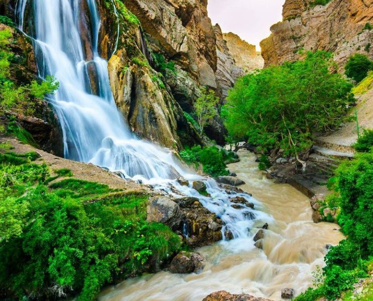 Ab Sefid Waterfall, Iran